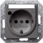 5UH10732CM11 Tapa Schuko Miro protección etiqueta de carbón con indicador de servicio