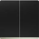 5TG62701CB00 Tecla doble decorativa MIRO cromada BR negro mate