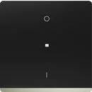 5TG62705CB41 Tecla bipolar difusor decorativo MIRO cromada negro mate