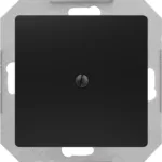 5TG25580SB Placa ciega MIRO negro mate