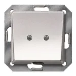 5TG1251 Salida hilos 55x55mm Miro en aluminio metalizado