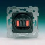 18563-4X Mecanismo toma altavoz estéreo Iris